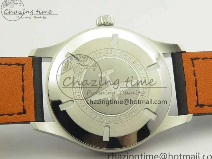 MIROTIME 0326 Efficient Mark XVIII Le Petit Prince IW327001 SS MKS 1:1 Best Edition White Dial On Leather Strap MIYOTA9015 V 7220